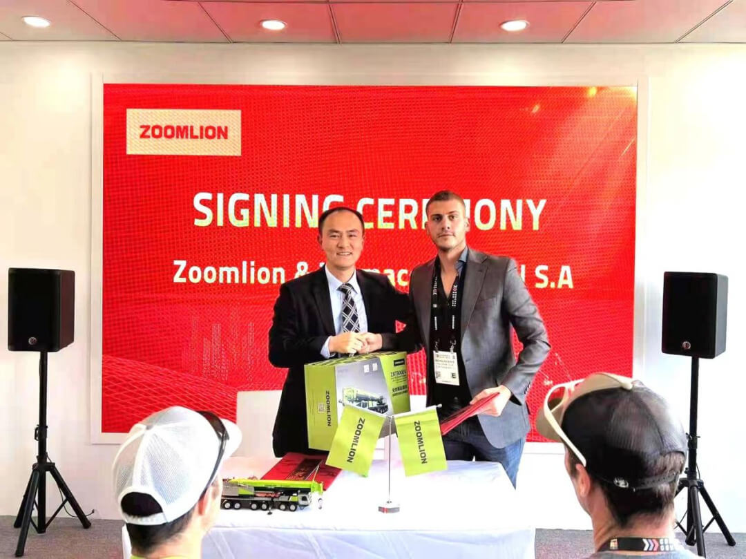 Zoomlion comercializa guindaste de 800 toneladas para Argentina
