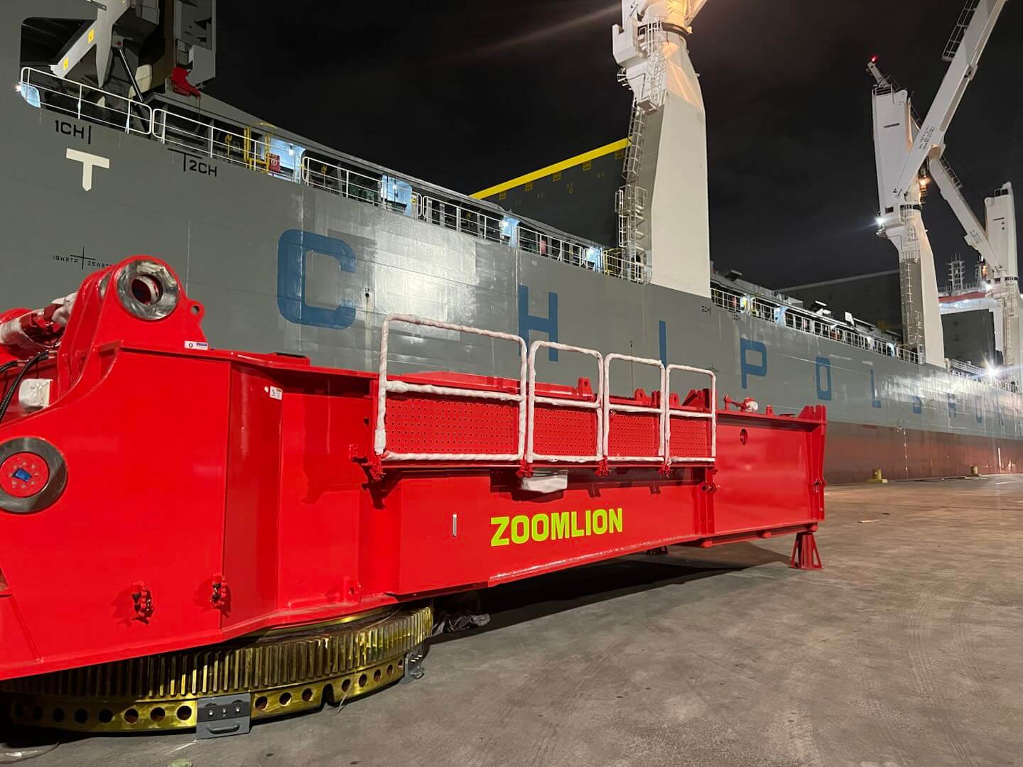 Featured image for “Zoomlion entrega no Brasil o maior guindaste já produzido pela marca”